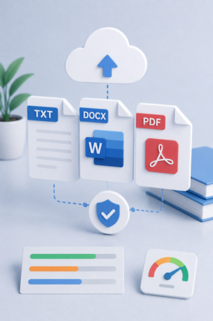 Проверка файлов TXT DOCX PDF